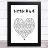 Annie Lennox Little Bird White Heart Song Lyric Art Print