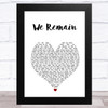 Christina Aguilera We Remain White Heart Song Lyric Art Print Christina Aguilera We Remain White Heart Song Lyric Art Print