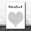 The Wurzels Blackbird White Heart Song Lyric Art Print