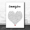 First Aid Kit Emmylou White Heart Song Lyric Art Print