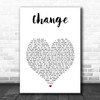 Sugababes Change White Heart Song Lyric Art Print