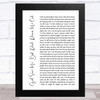 YUNGBLUD God Save Me, But Don't Drown Me Out White Script Song Lyric Art Print