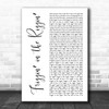 Sex Pistols Friggin in the Riggin White Script Song Lyric Art Print