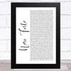 Slipknot Nero Forte White Script Song Lyric Art Print