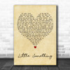 Above and beyond Little something Vintage Heart Decorative Wall Art Gift Song Lyric Print