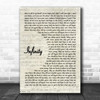 AJR Infinity Vintage Script Decorative Wall Art Gift Song Lyric Print