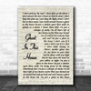 Alison Krauss Ghost in This House Vintage Script Decorative Wall Art Gift Song Lyric Print