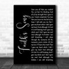 Amy Wadge Faith's Song Black Script Decorative Wall Art Gift Song Lyric Print