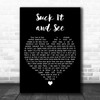 Arctic Monkeys Suck It And See Black Heart Decorative Wall Art Gift Song Lyric Print