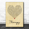 All Time Low Therapy Vintage Heart Song Lyric Music Wall Art Print All Time Low Therapy Vintage Heart Song Lyric Music Wall Art Print