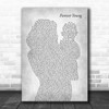 Audra Mae Forever Young Mother & Baby Grey Decorative Wall Art Gift Song Lyric Print