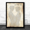 Avril Lavigne I'm With You Gay Couple Two Men Dancing Decorative Gift Song Lyric Print