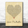 Barenaked Ladies Some Fantastic Vintage Heart Decorative Wall Art Gift Song Lyric Print