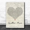 Bastille Another Place Script Heart Decorative Wall Art Gift Song Lyric Print