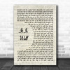 Bethel Music It Is Well Vintage Script Decorative Wall Art Gift Song Lyric Print