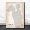 Billy Joel To Make You Feel My Love Mother & Child Decorative Gift Song Lyric Print