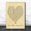 You Make Loving Fun Fleetwood Mac Vintage Heart Song Lyric Music Wall Art Print