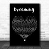 Blondie Dreaming Black Heart Decorative Wall Art Gift Song Lyric Print