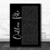 Bruce Springsteen Outlaw Pete Black Script Decorative Wall Art Gift Song Lyric Print