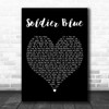 Buffy Sainte-Marie Soldier Blue Black Heart Decorative Wall Art Gift Song Lyric Print