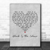 Cara Dillon Black Is the Colour Grey Heart Decorative Wall Art Gift Song Lyric Print