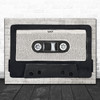 Cardi B WAP Music Script Cassette Tape Decorative Wall Art Gift Song Lyric Print