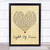 Ataris Eight Of Nine Vintage Heart Song Lyric Music Wall Art Print