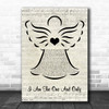 Chesney Hawkes I Am The One And Only Music Script Angel Decorative Gift Song Lyric Print