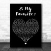 Coheed and Cambria 2's My Favorite 1 Black Heart Decorative Wall Art Gift Song Lyric Print