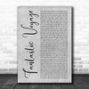 Coolio Fantastic Voyage Grey Rustic Script Decorative Wall Art Gift Song Lyric Print Coolio Fantastic Voyage Grey Rustic Script Decorative Wall Art Gift Song Lyric Print
