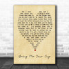 Bring Me Your Cup UB40 Vintage Heart Song Lyric Music Wall Art Print