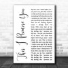 Donna Taggart This I promise you White Script Decorative Wall Art Gift Song Lyric Print