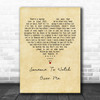 Ella Fitzgerald Someone To Watch Over Me Vintage Heart Decorative Wall Art Gift Song Lyric Print