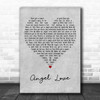 Eric Abrams Angel Love Grey Heart Decorative Wall Art Gift Song Lyric Print