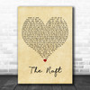 Fat Freddys Drop The Raft Vintage Heart Decorative Wall Art Gift Song Lyric Print