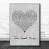 Gabby Barrett The Good Ones Grey Heart Decorative Wall Art Gift Song Lyric Print