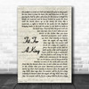Garth Brooks Fit For A King Vintage Script Decorative Wall Art Gift Song Lyric Print