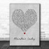 Glen Campbell Rhinestone Cowboy Grey Heart Decorative Wall Art Gift Song Lyric Print