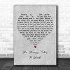 Gregory Alan Isakov She Always Takes It Black Grey Heart Decorative Wall Art Gift Song Lyric Print