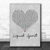 Gregory Porter Liquid Spirit Grey Heart Decorative Wall Art Gift Song Lyric Print