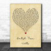 Imelda May Kentish Town Waltz Vintage Heart Decorative Wall Art Gift Song Lyric Print