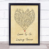 Love Is A Losing Game Amy Winehouse Vintage Heart Song Lyric Music Wall Art Print