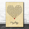 INXS Mystify Vintage Heart Decorative Wall Art Gift Song Lyric Print