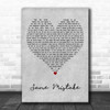 James Blunt Same Mistake Grey Heart Decorative Wall Art Gift Song Lyric Print