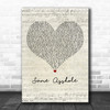 Jelly Roll Same Asshole Script Heart Decorative Wall Art Gift Song Lyric Print