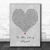 Julie and the Phantoms Cast The Other Side of Hollywood Grey Heart Wall Art Gift Song Lyric Print