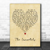 Kings Of Leon The Immortals Vintage Heart Decorative Wall Art Gift Song Lyric Print