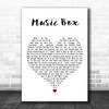 Mariah Carey Music Box White Heart Decorative Wall Art Gift Song Lyric Print