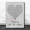 Matchbox Twenty Sleeping At The Wheel Grey Heart Decorative Wall Art Gift Song Lyric Print