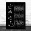 Mavis Staples Eyes On The Prize Black Script Decorative Wall Art Gift Song Lyric Print